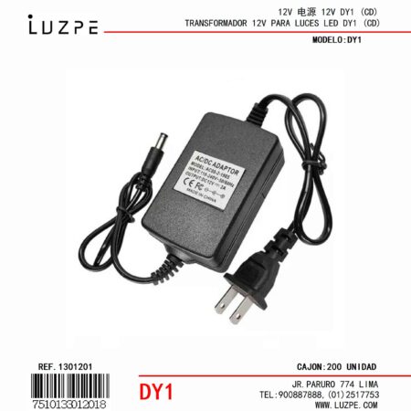 Transformador para Cinta Neon de 12v
