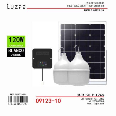Foco Copa Solar Dúo 120W